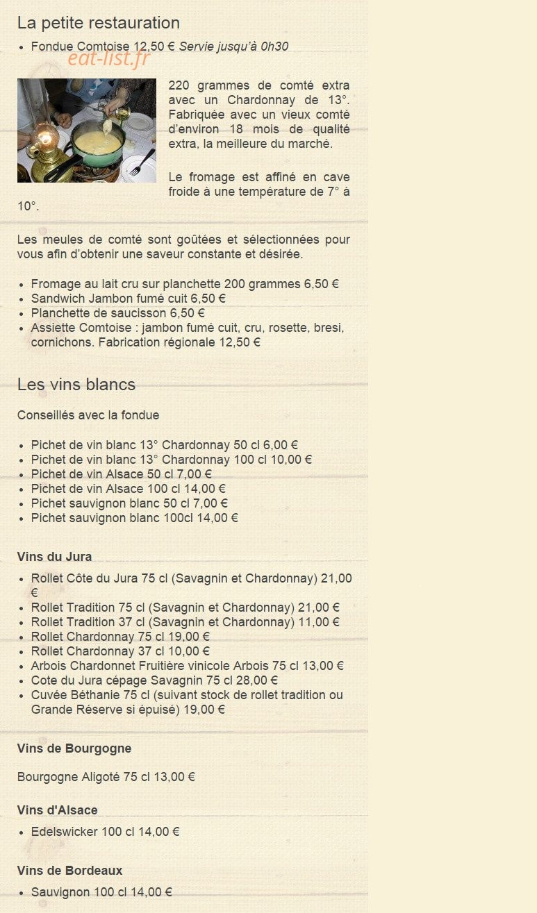 La Remise — carte page 4