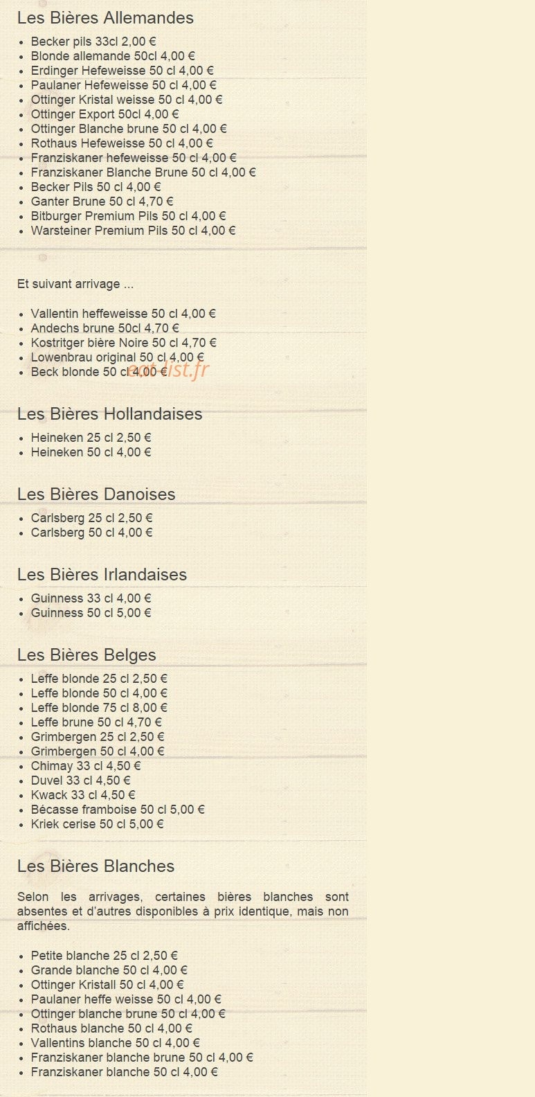 La Remise — carte page 2