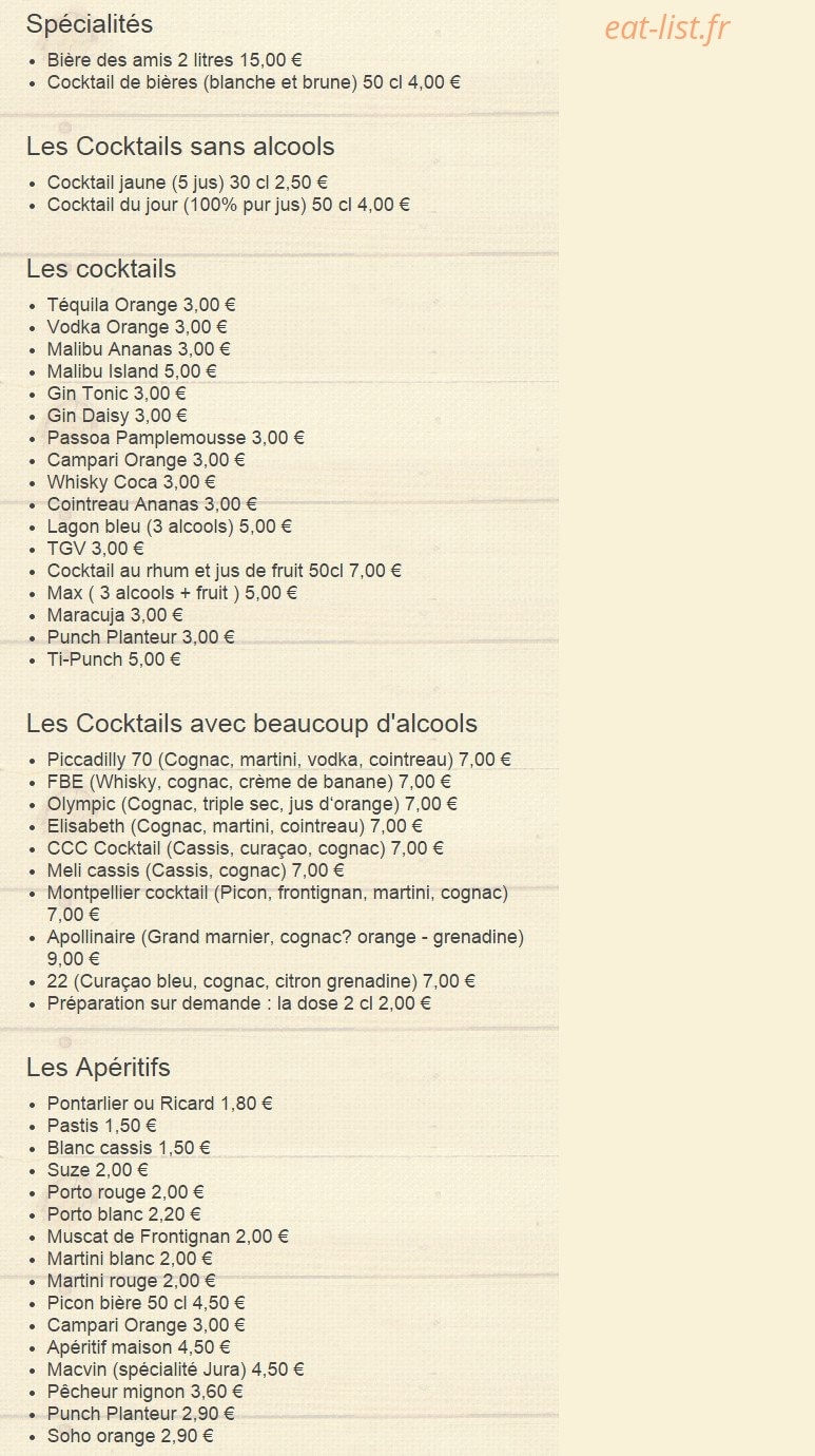 La Remise — carte page 3