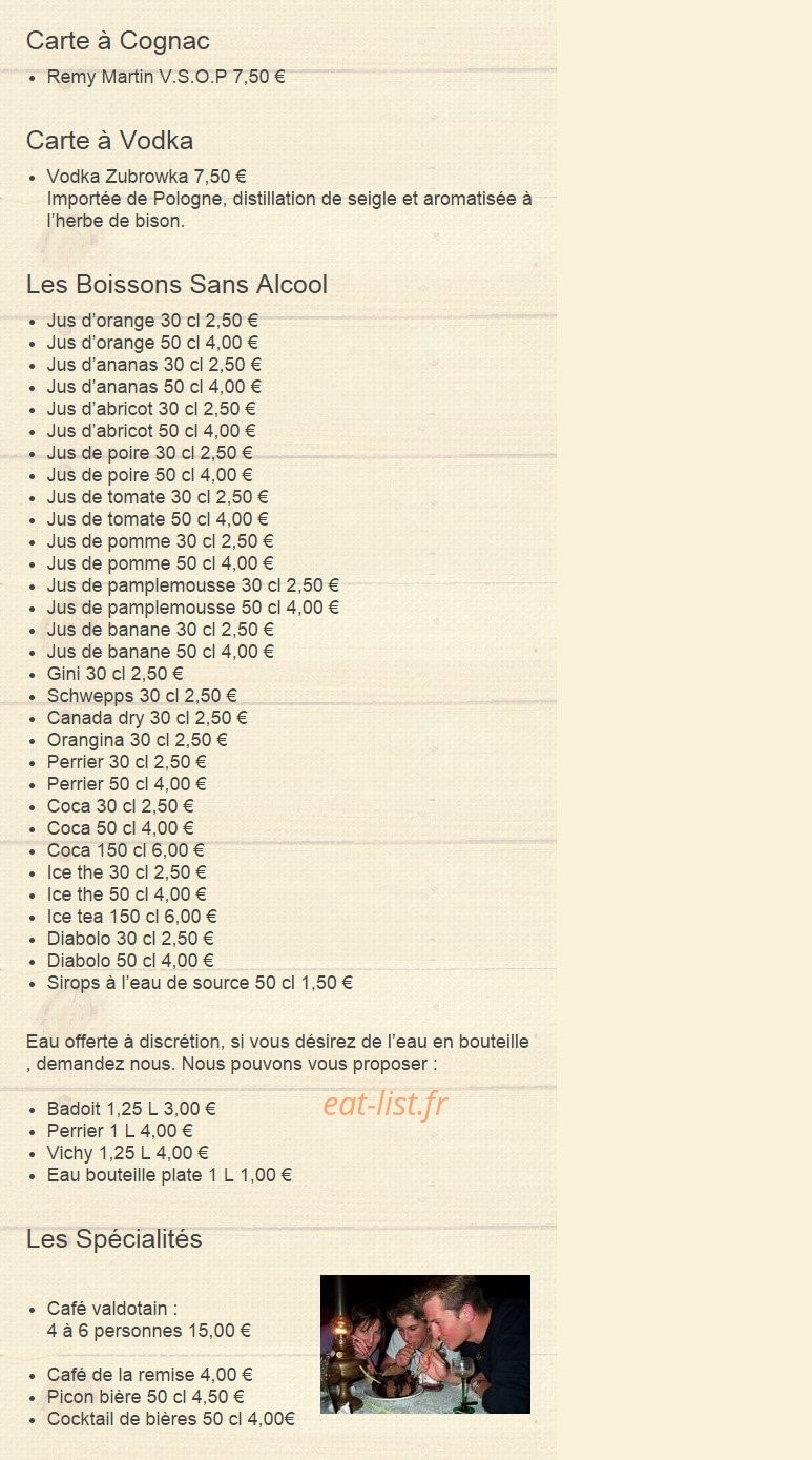 La Remise — carte page 6