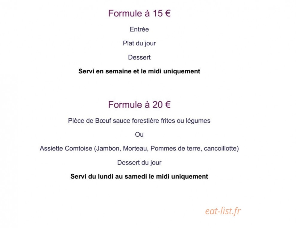 l'Oeil de Boeuf — carte page 2