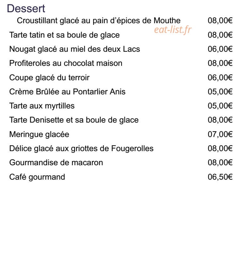 l'Oeil de Boeuf — carte page 9