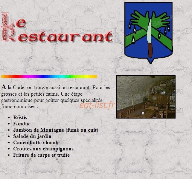 La Cude Plein Nord — carte page 1