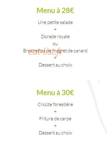 L'Agape — carte page 1