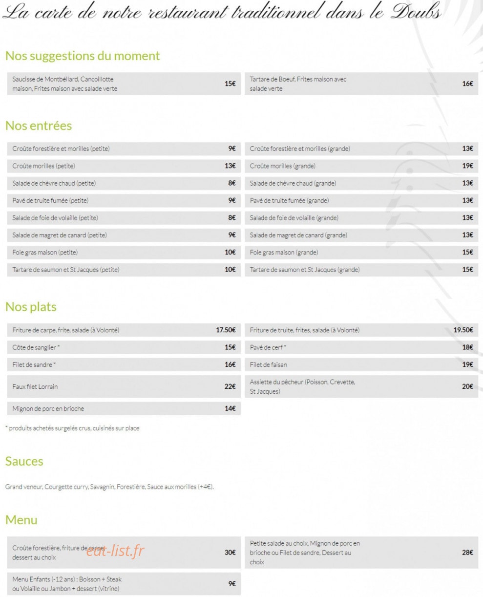 L'Agape — carte page 2