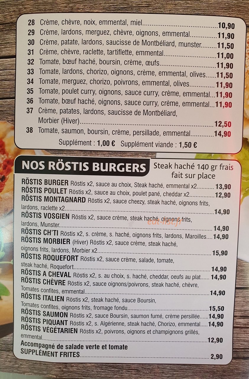 Pizz'burg — carte page 3