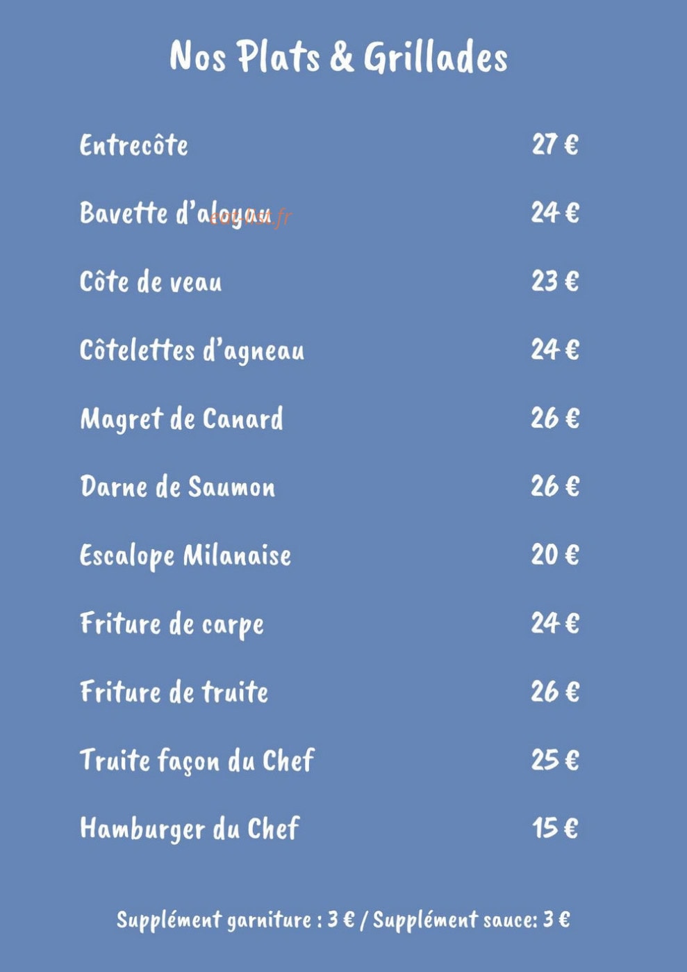 Belle'Man — carte page 2