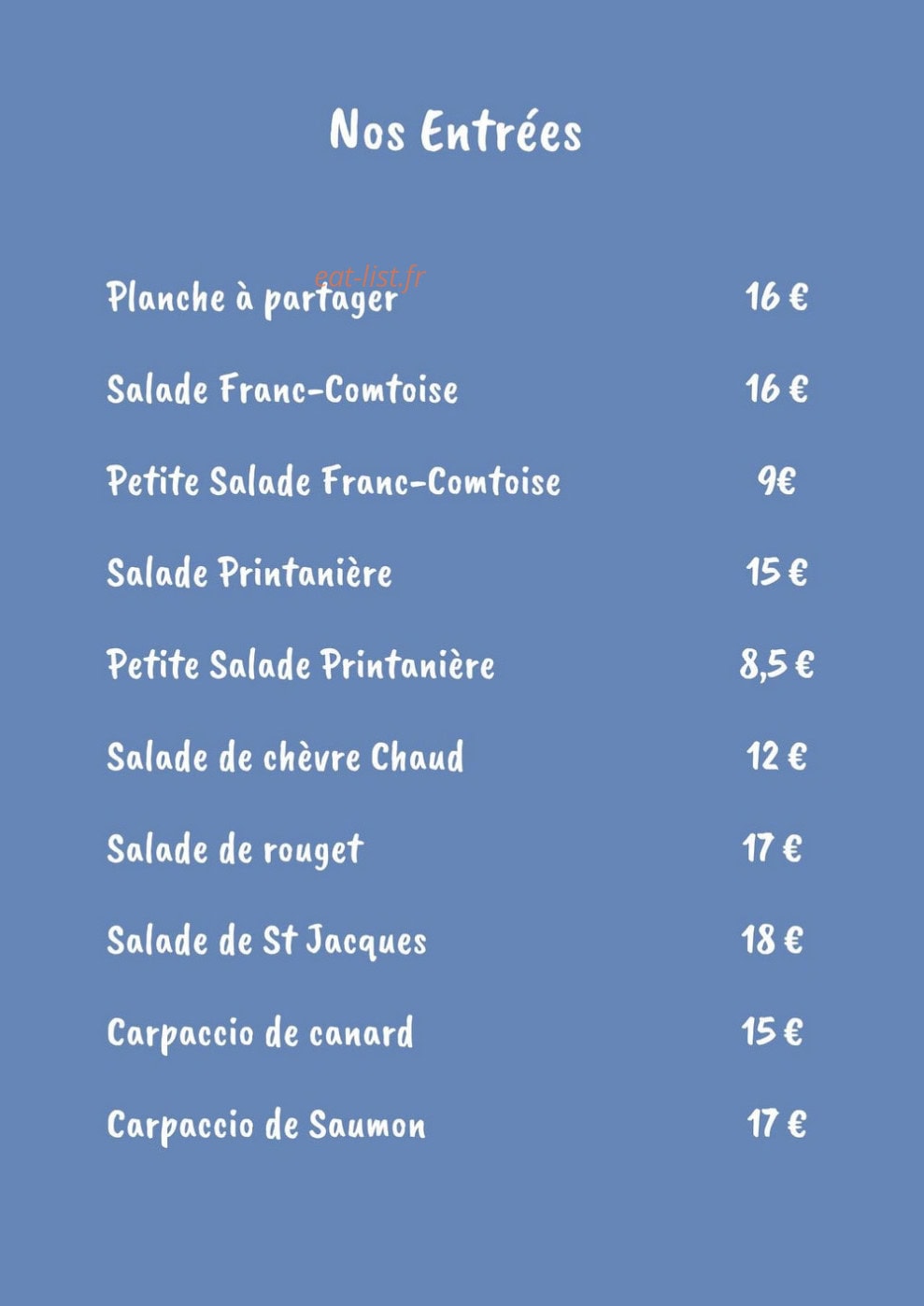 Belle'Man — carte page 1