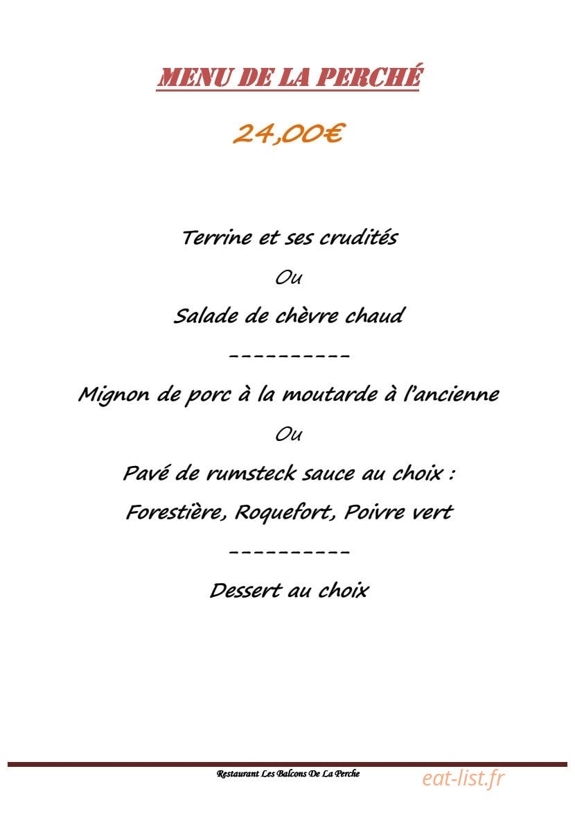 Les Balcons De La Perche — carte page 2