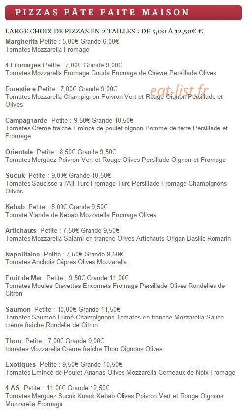 4 As Kebab — carte page 2