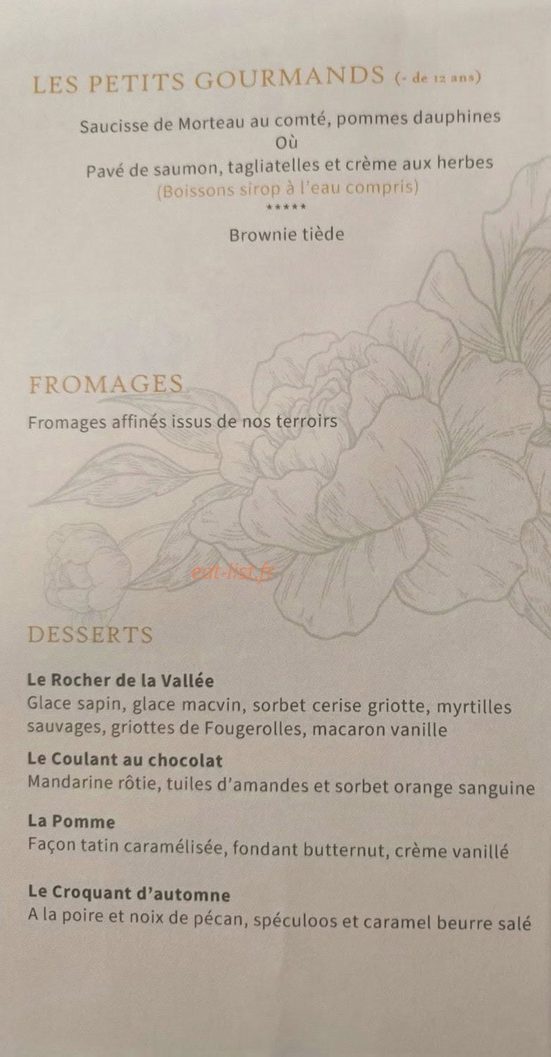 La tablée gourmande — carte page 2