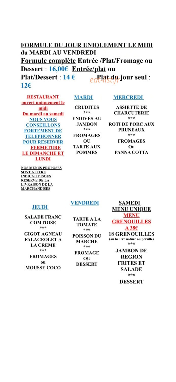 Le Kosy — carte page 1