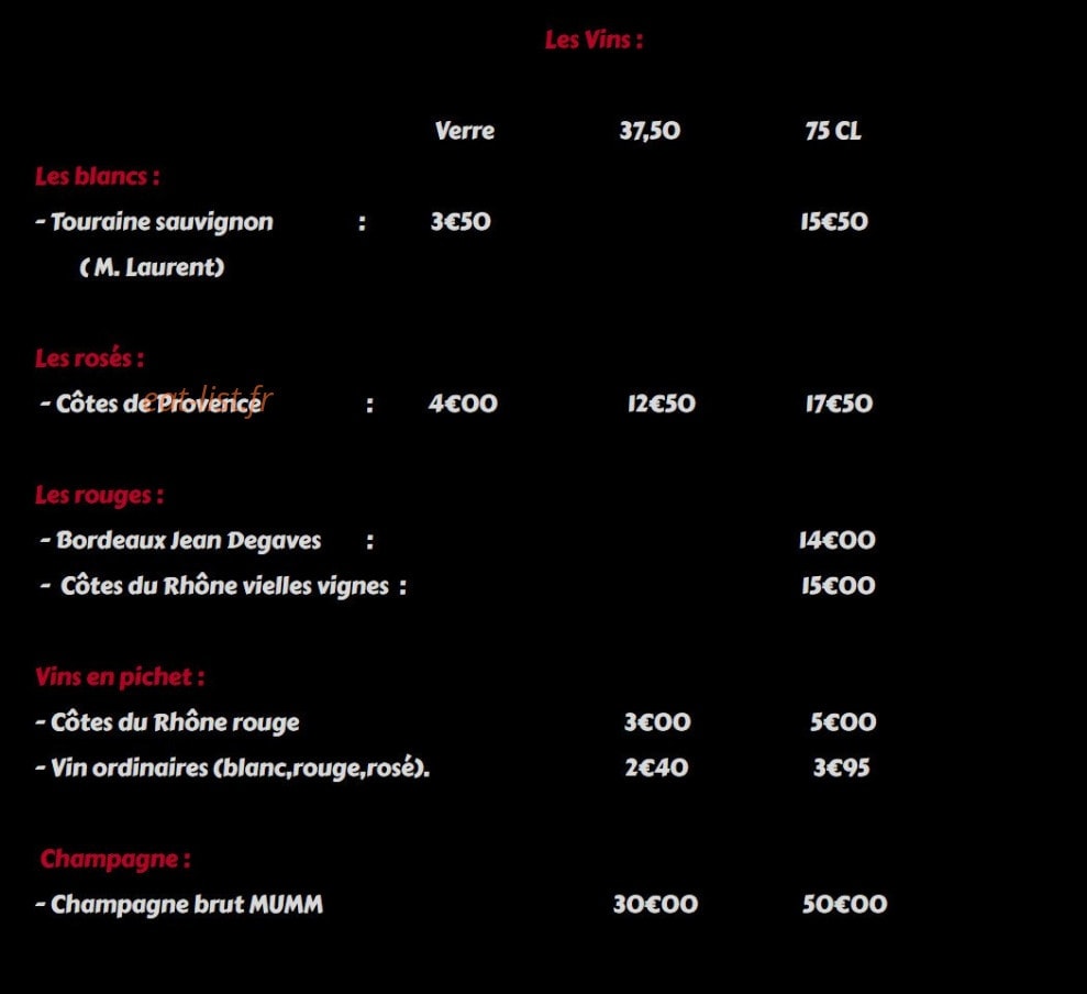 Le P'tit Comtois — carte page 8