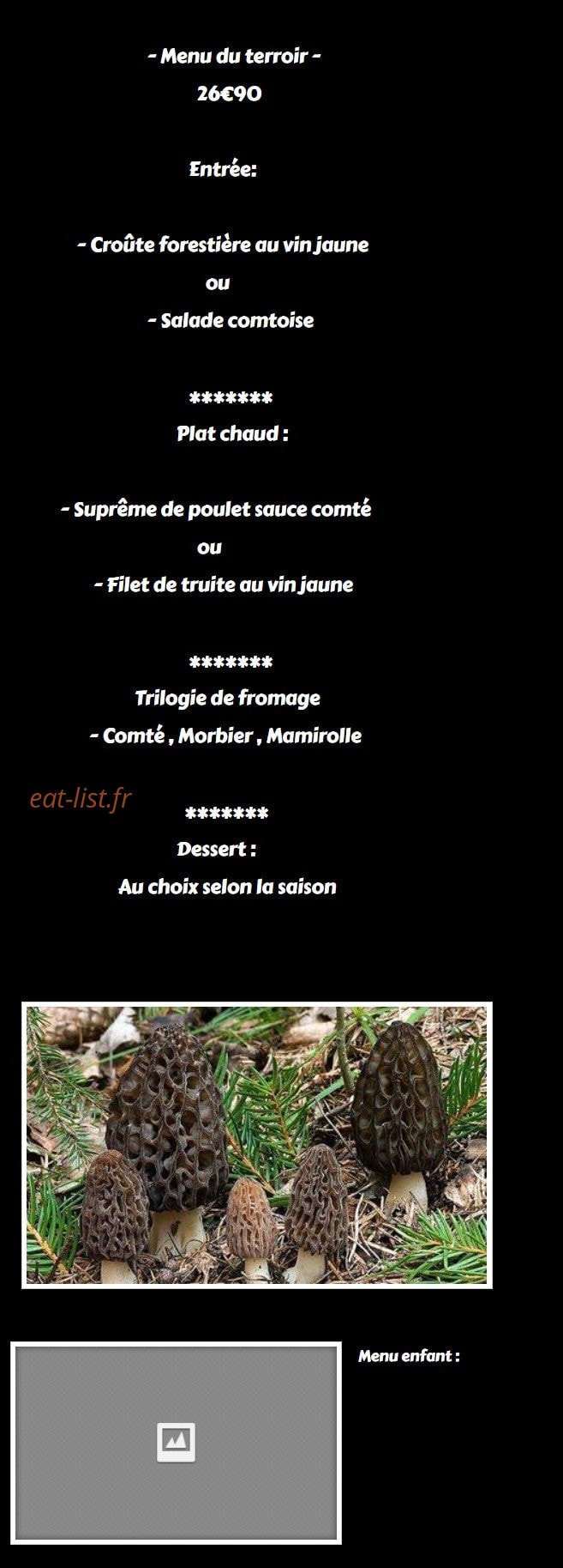 Le P'tit Comtois — carte page 5