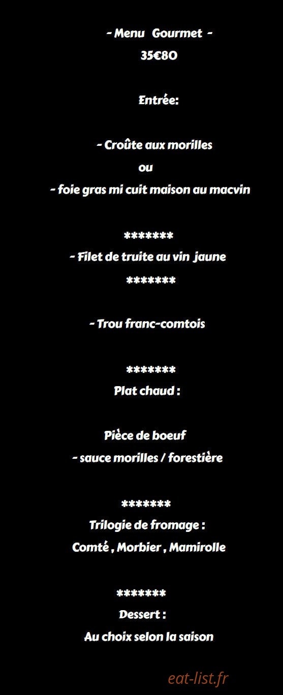 Le P'tit Comtois — carte page 6