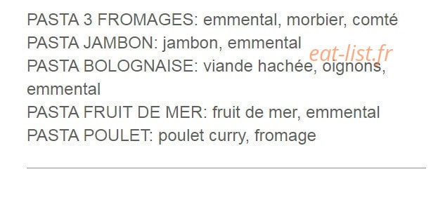 Panino E Pizza — carte page 3