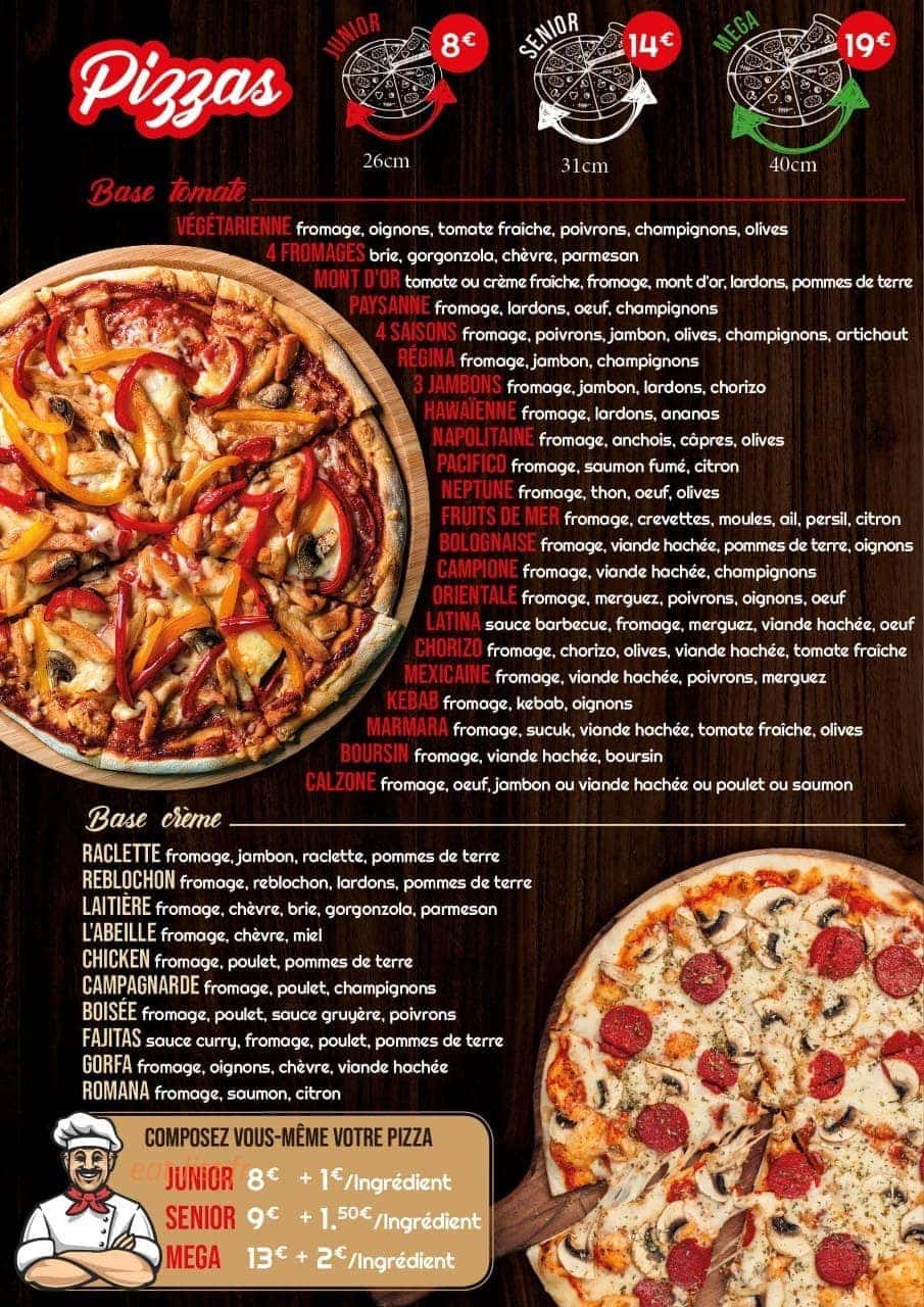 Allo Pizza à Pontarlier - menu et photos