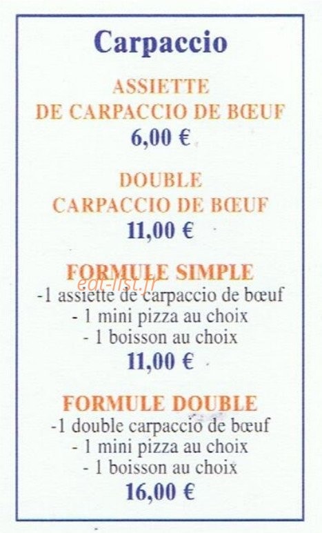 Camion Real Pizza — carte page 6