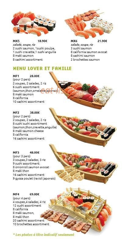 Esprit sushi — carte page 8