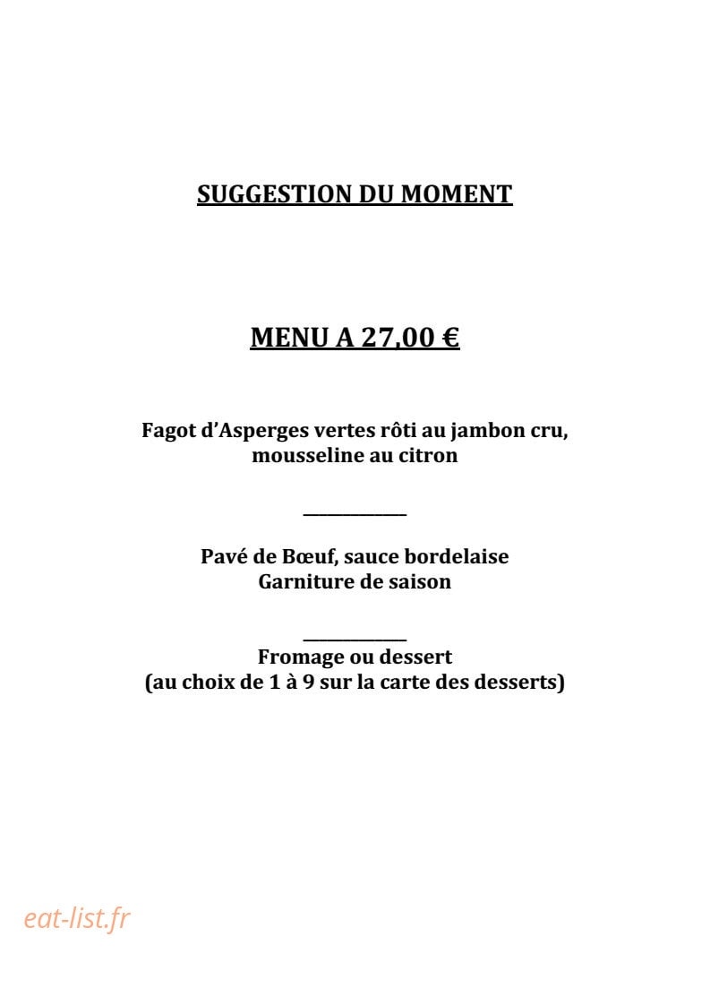 La Pinte Comtoise — carte page 6