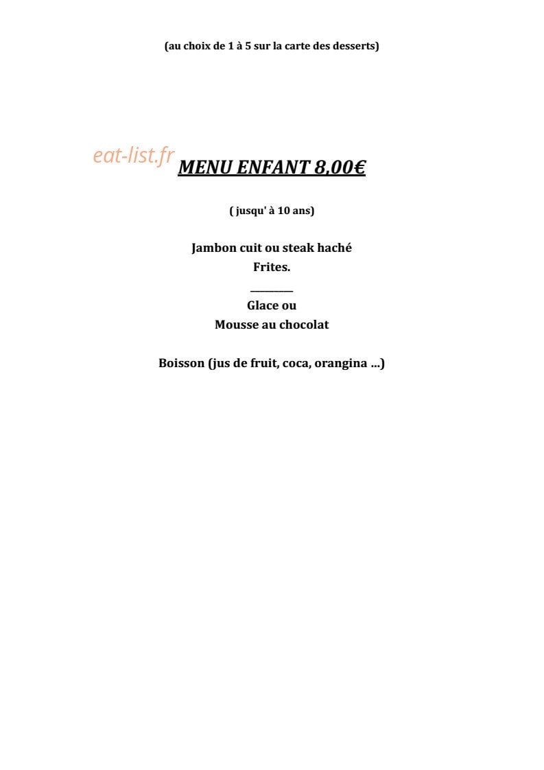 La Pinte Comtoise — carte page 5