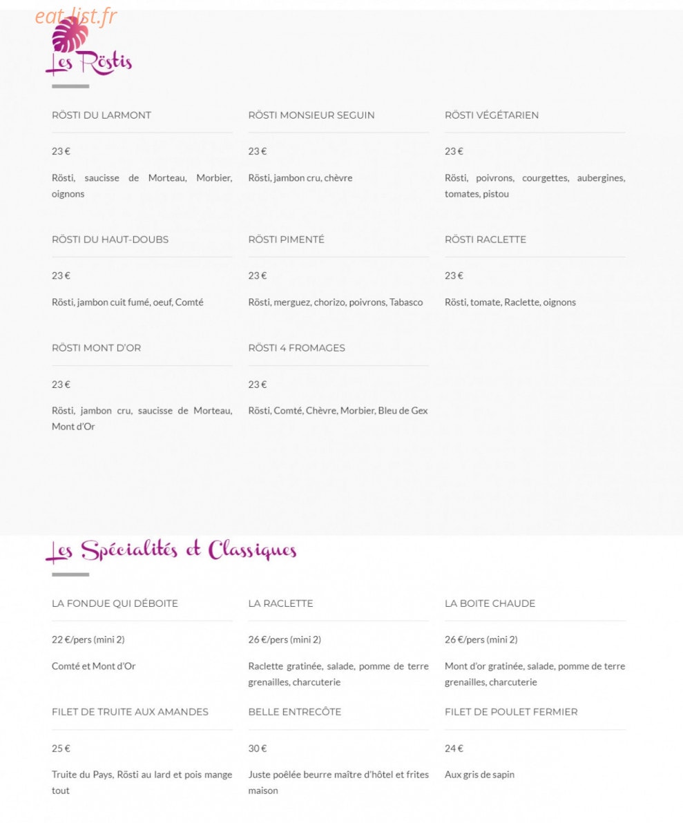 Les Papillons — carte page 2