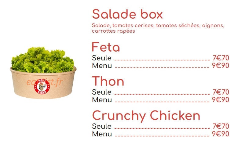Mexi Kebab — carte page 12
