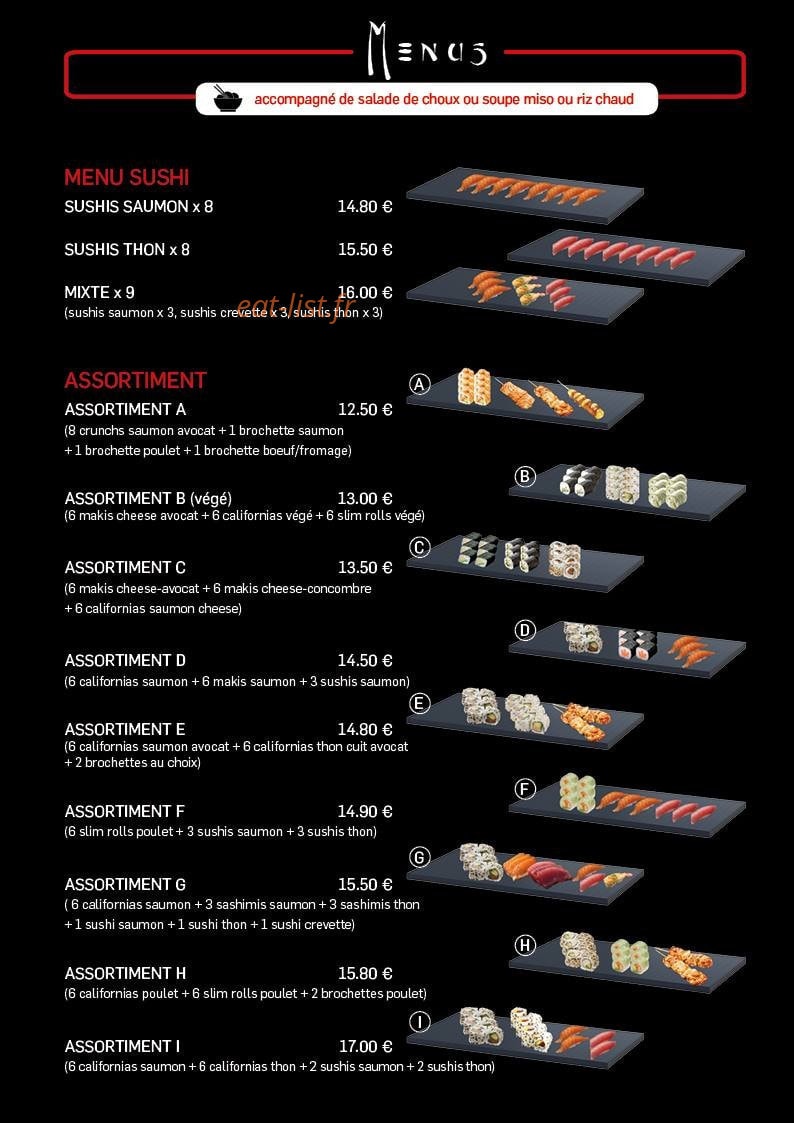 Sushi Thai — carte page 7