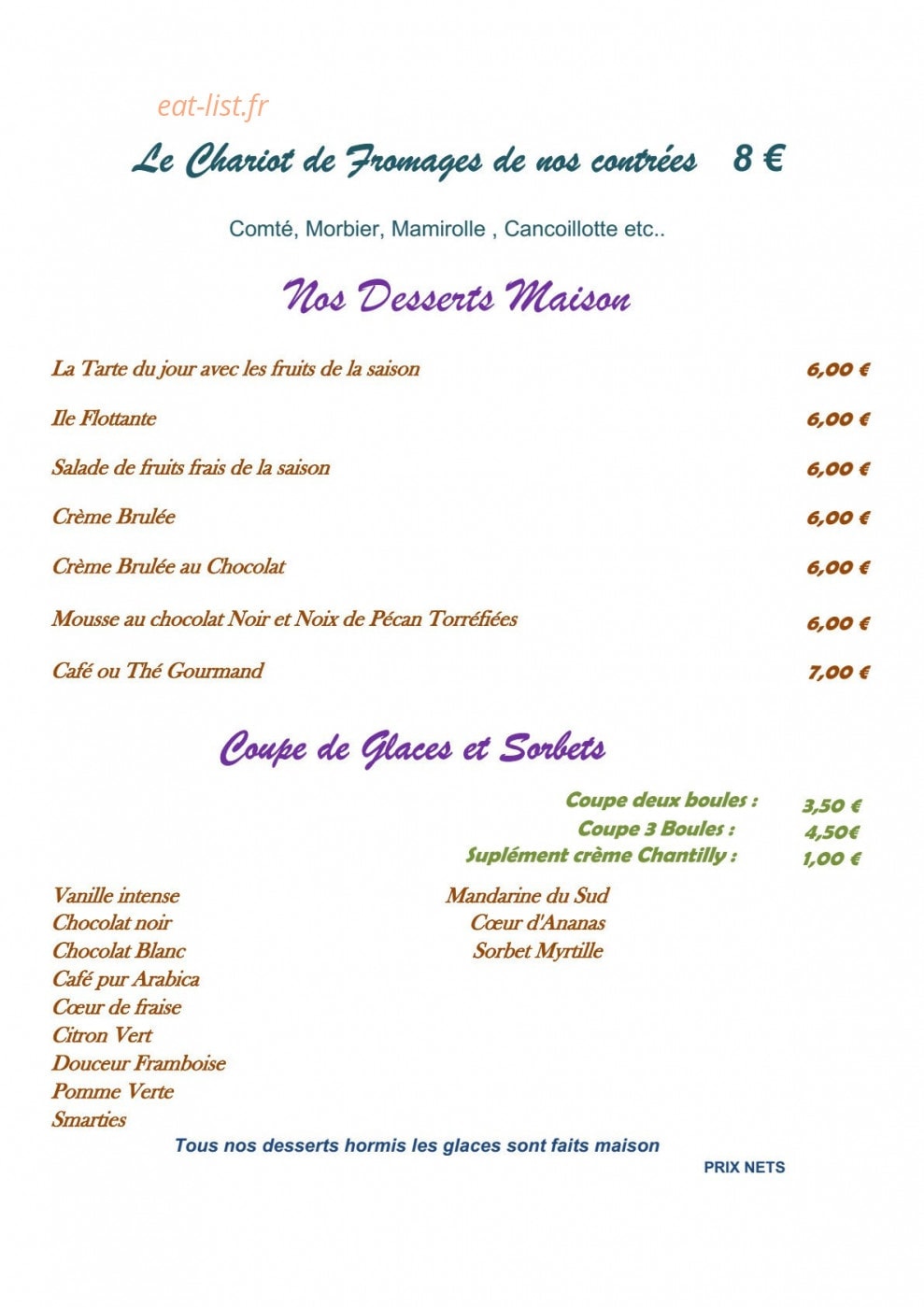 La Vrine — carte page 3