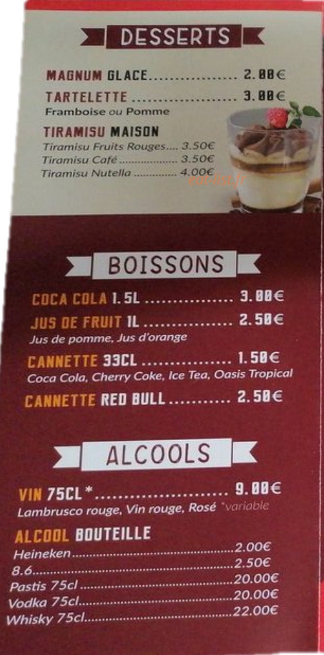 Lm Pizza — carte page 5