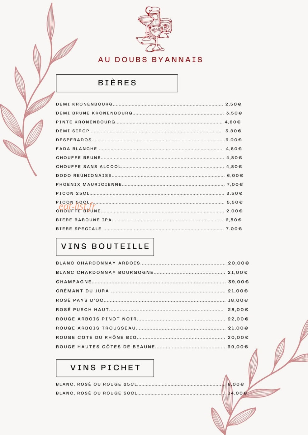 Au Doubs Byannais — carte page 3
