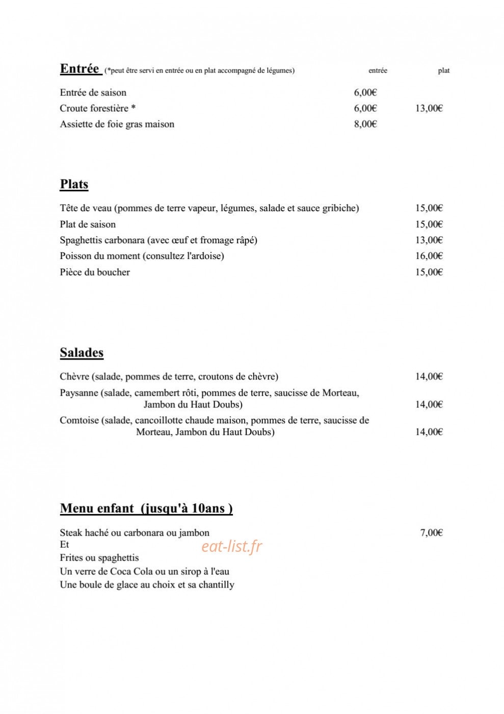 O Rythme des Saisons — carte page 2
