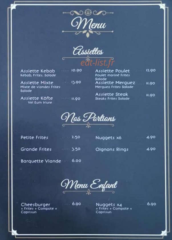 Restaurant de Jougne — carte page 3