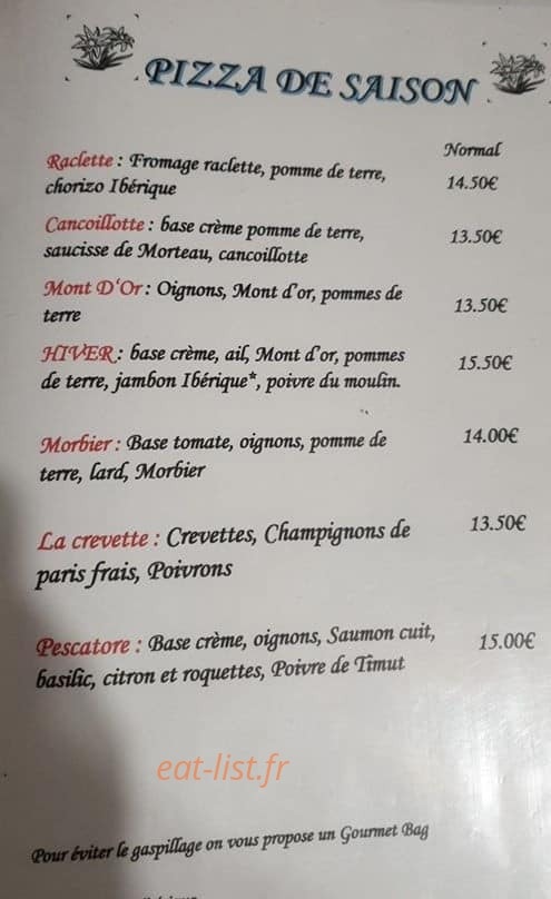 L'Edelweiss — carte page 2