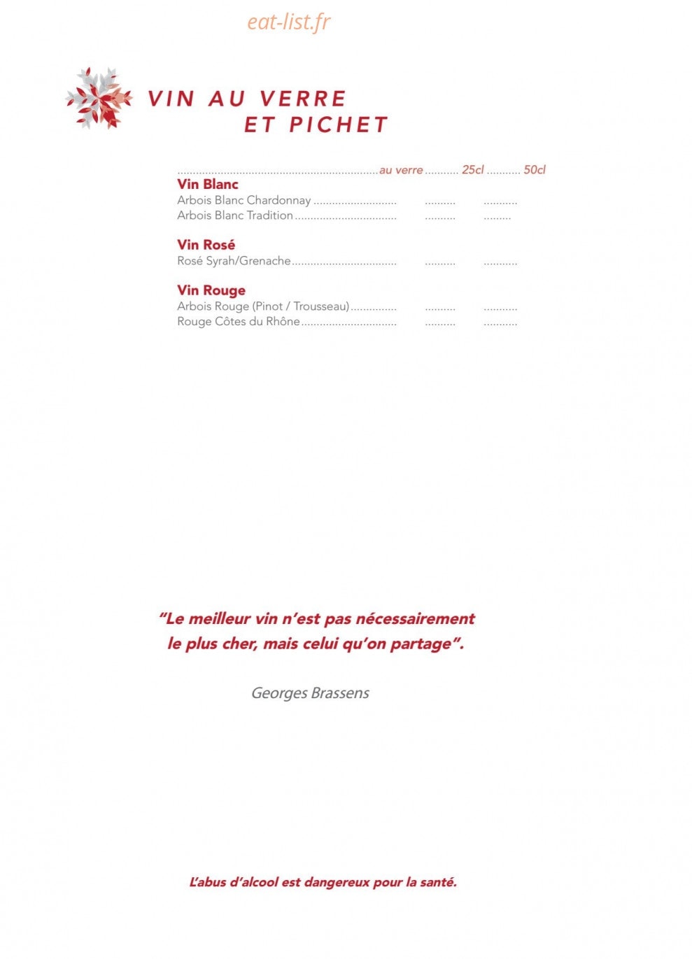 Le Flocon — carte page 2