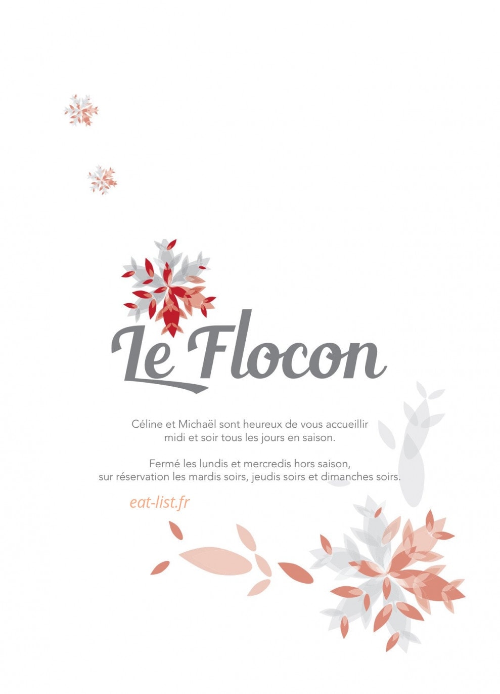 Le Flocon — carte page 1