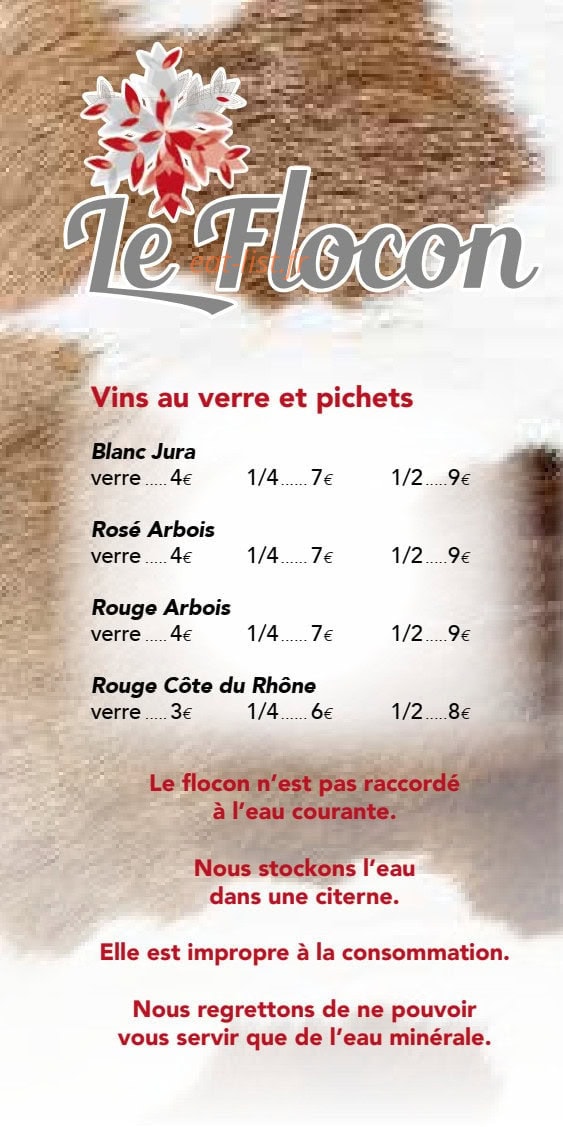 Le Flocon — carte page 5