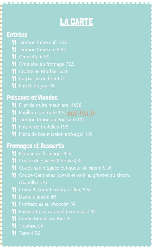 Les Gentianes — carte page 2