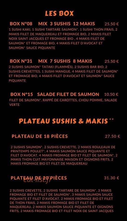 Carte et menu de La Cuisine de Jade à Bretonvillers — page 5