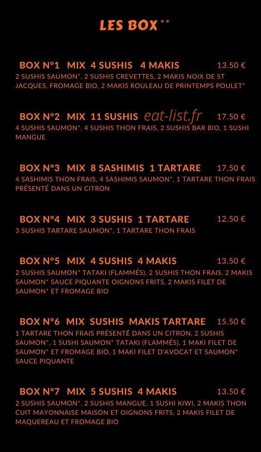 Carte et menu de La Cuisine de Jade à Bretonvillers — page 3