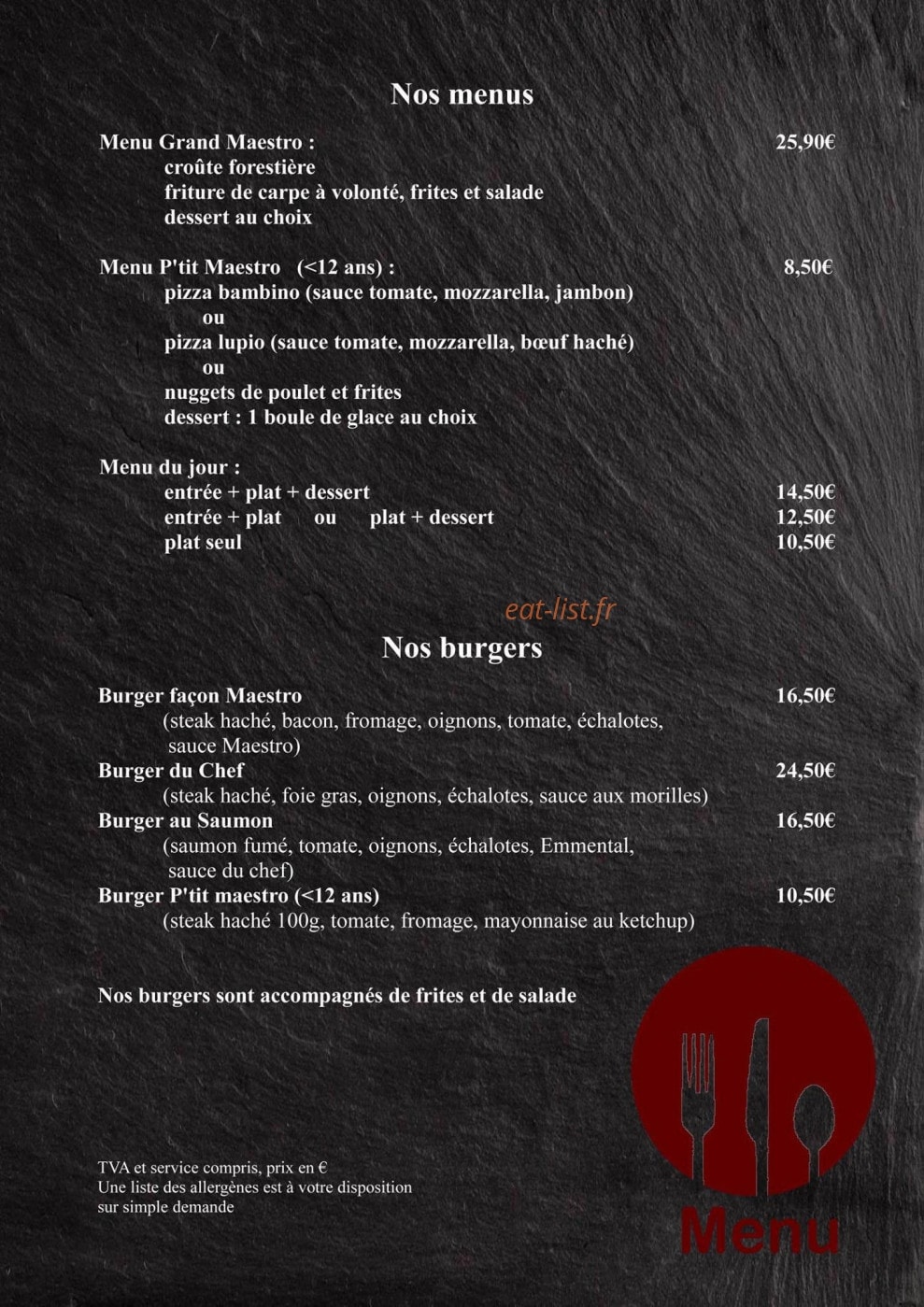 Le Maestro — carte page 4