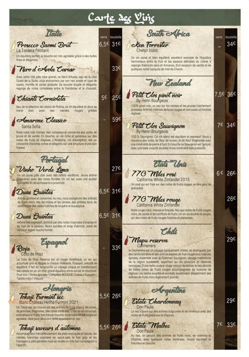 Le Malacca — carte page 8
