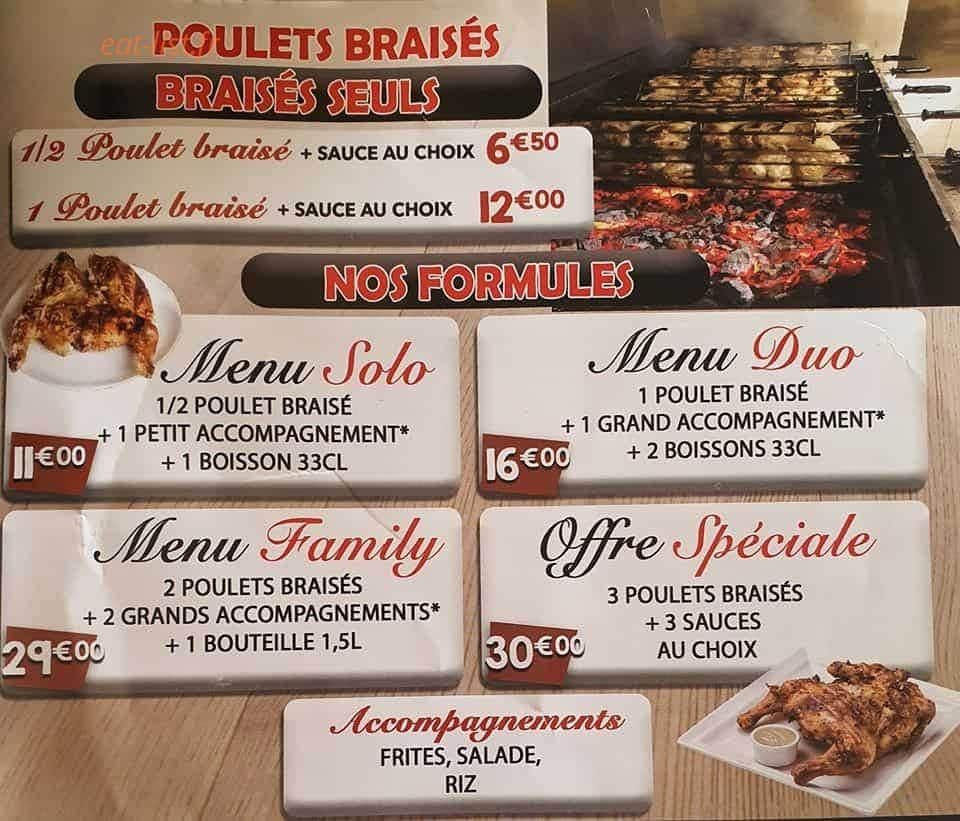 O'Poulet Braisé — carte page 2