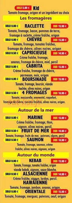 Pizz'à Dom — carte page 2
