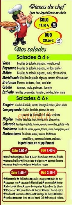 Pizz'à Dom — carte page 4