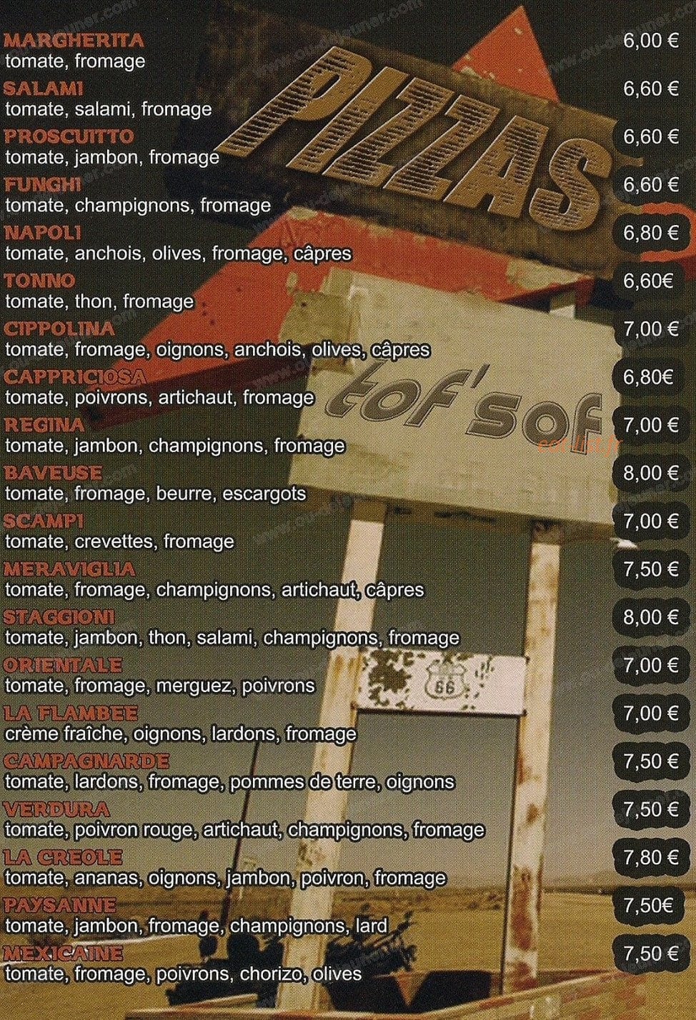 Tof sof — carte page 1