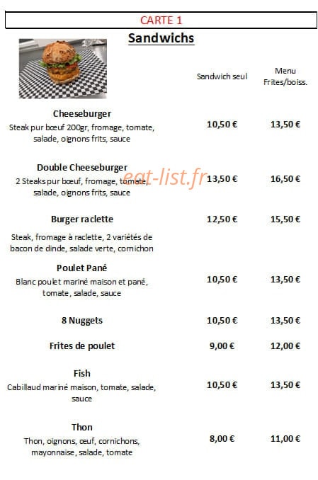 Les Delices d’Helena — carte page 1