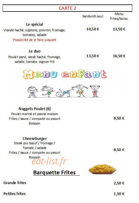 Les Delices d’Helena — carte page 2