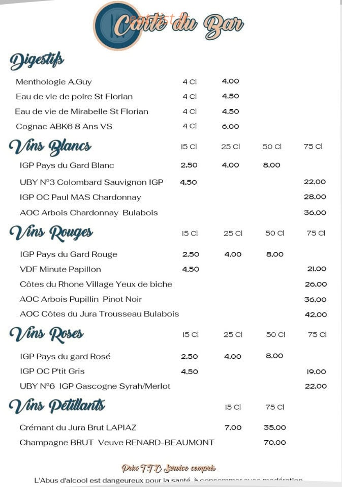 O'Deux Fontaines — carte page 4