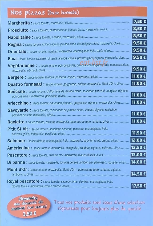 Le P'tit Saint Vit — carte page 3